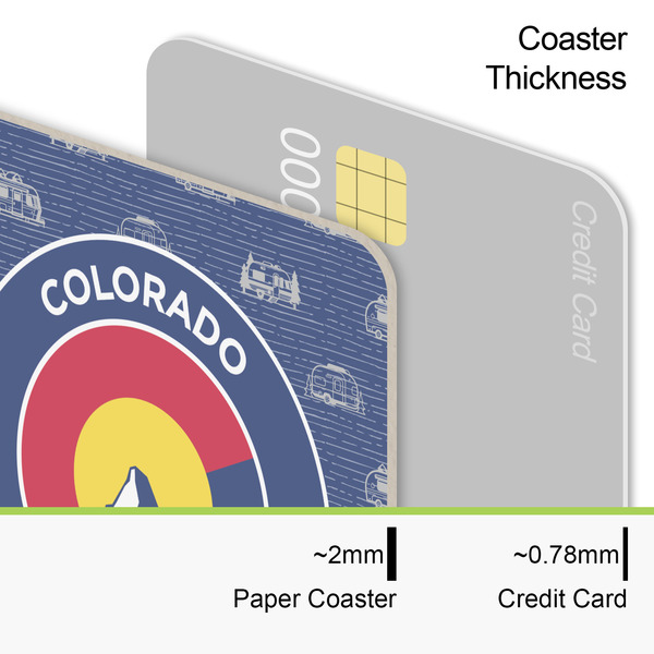 Colorado Airstream Club Coaster Thickness