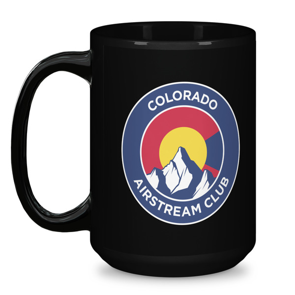 Colorado Airstream Club Coffee Mug - 15 oz - Black