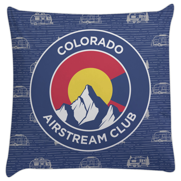 Custom Colorado Airstream Club Decorative Pillow Case