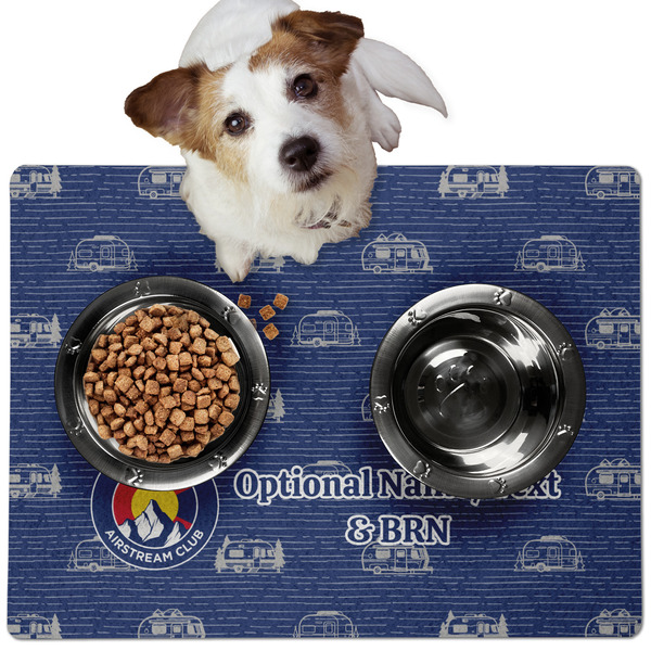 Colorado Airstream Club Dog Food Mat - Medium LIFESTYLE