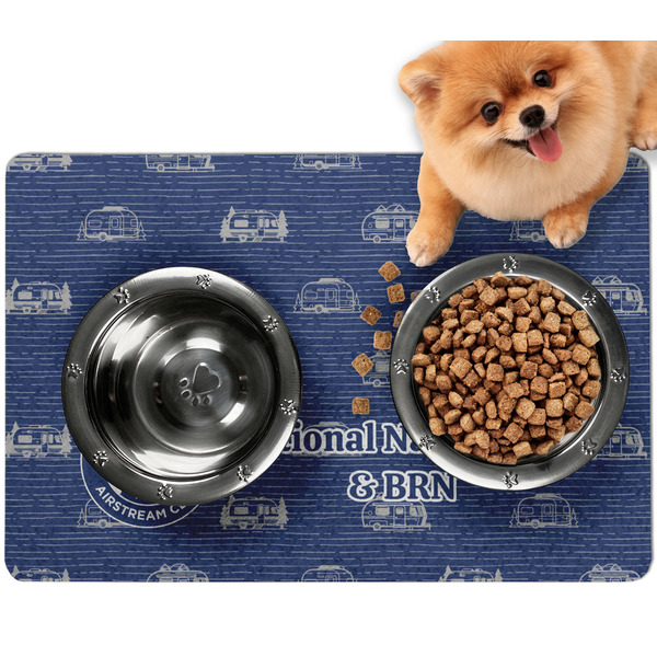 Custom Colorado Airstream Club Dog Food Mat - Small