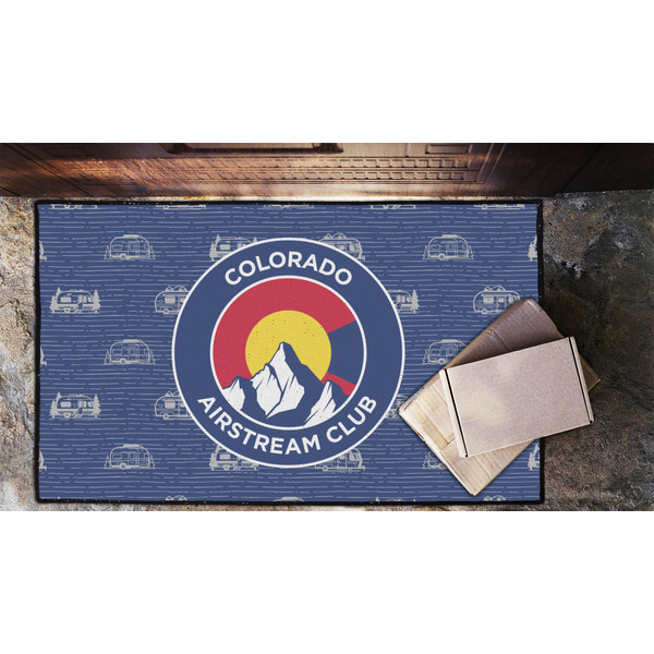 Colorado Airstream Club Door Mat - 60"x36" - Lifestyle