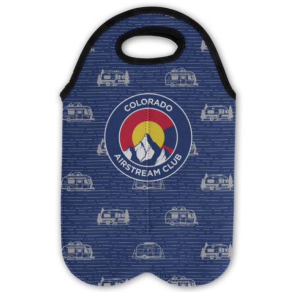 Colorado Airstream Club Double Wine Tote - Flat