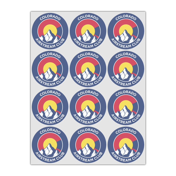 Colorado Airstream Club Drink Topper - Small - Set of 12