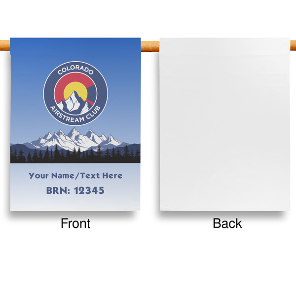 Colorado Airstream Club Garden Flags - Large - Single Sided - APPROVAL