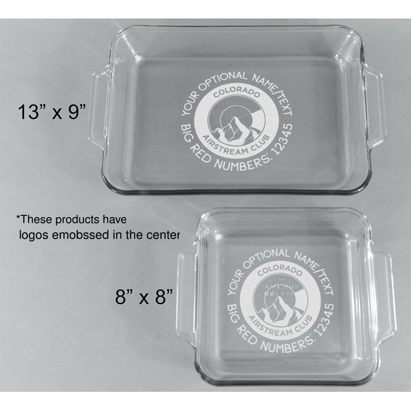 Colorado Airstream Club Glass Baking Dish Set - Approval