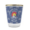 Colorado Airstream Club Glass Shot Glass - 1.5 oz - with Gold Rim - Single