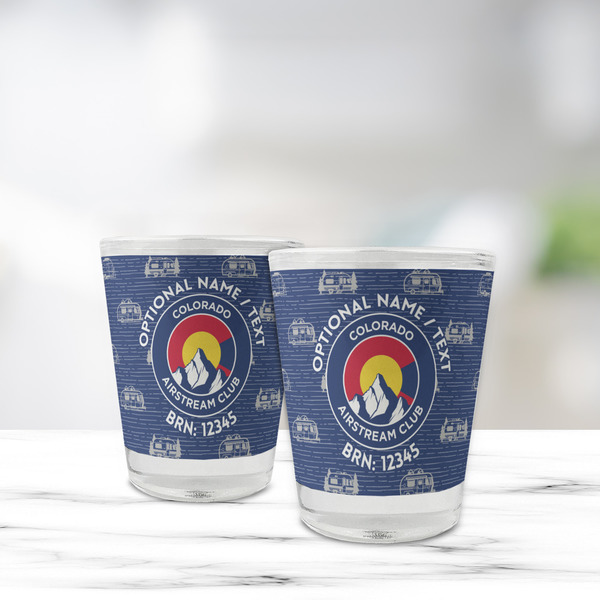 Colorado Airstream Club Glass Shot Glass - Standard - Lifestyle