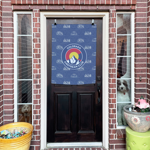 Colorado Airstream Club House Flags - Double Sided - (Over the door) LIFESTYLE
