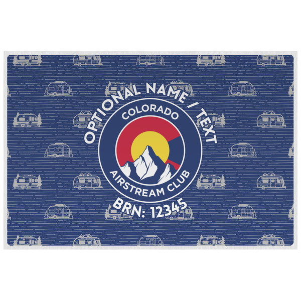 Colorado Airstream Club Laminated Placemat - Back