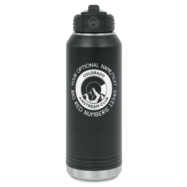 Custom Colorado Airstream Club Water Bottle - Laser Engraved