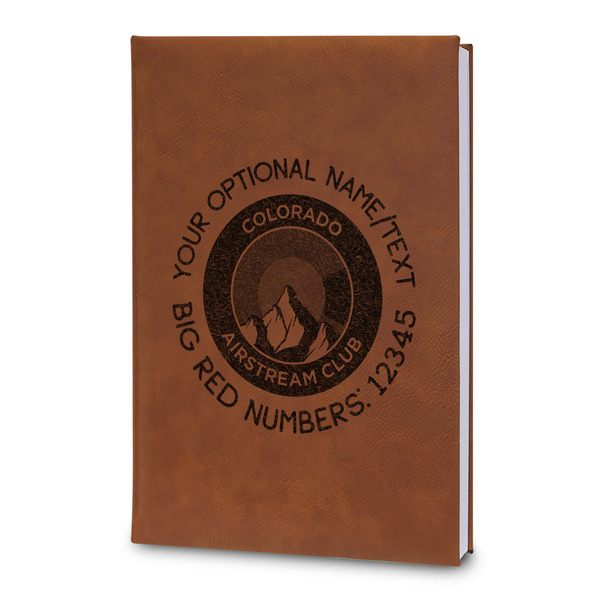 Custom Colorado Airstream Club Leatherette Journal - Large - Double-Sided