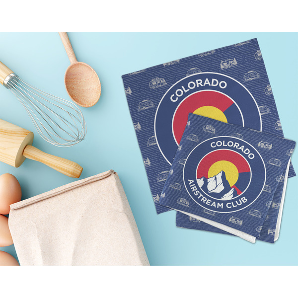 Colorado Airstream Club Microfiber Dish Rag - LIFESTYLE