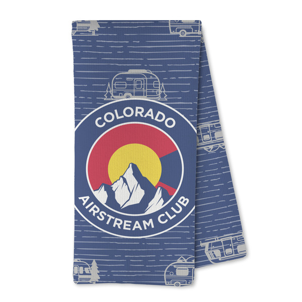Custom Colorado Airstream Club Kitchen Towel - Microfiber