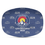 Colorado Airstream Club Plastic Platter - Microwave & Oven Safe Composite Polymer