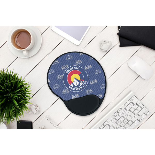 Colorado Airstream Club Mouse Pad with Wrist Rest - LIFESYTLE 1