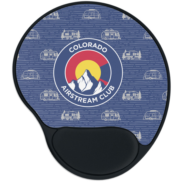 Custom Colorado Airstream Club Mouse Pad with Wrist Support