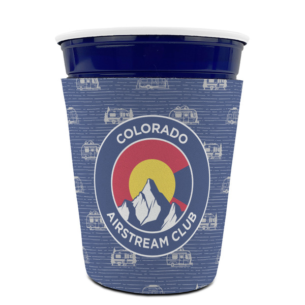 Colorado Airstream Club Party Cup Sleeves - without bottom - Front (On Cup)