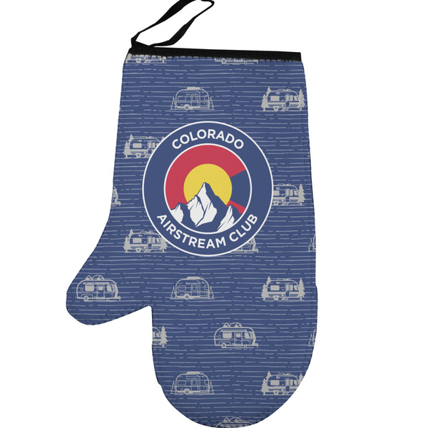 Colorado Airstream Club Personalized Oven Mitt - Left