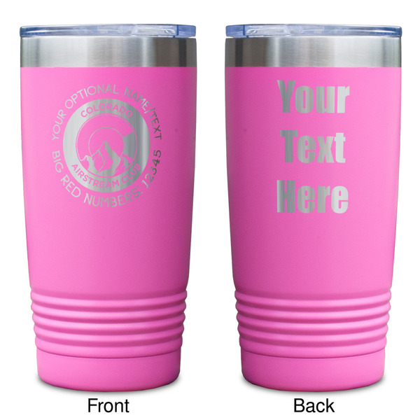 Colorado Airstream Club Pink Polar Camel Tumbler - 20oz - Double Sided - Approval