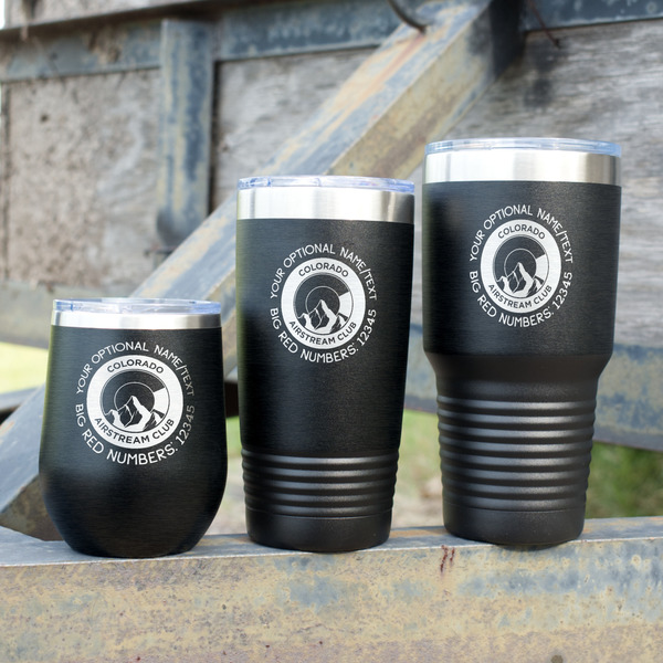 Colorado Airstream Club Polar Camel Tumblers - Group Shot