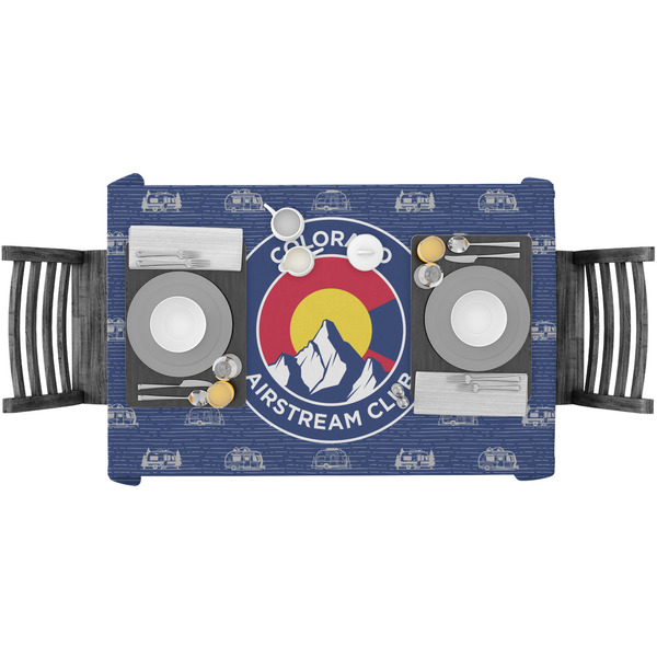 Colorado Airstream Club Rectangular Tablecloths - LIFESTYLE