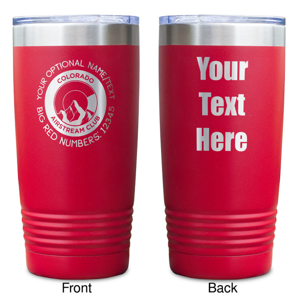 Colorado Airstream Club Red Polar Camel Tumbler - 20oz - Double Sided - Approval