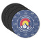 Colorado Airstream Club Round Rubber Backed Coasters - Set of 4