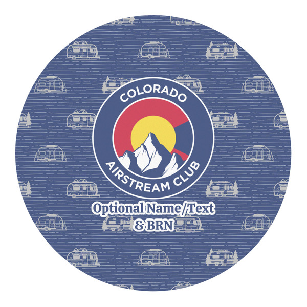 Custom Colorado Airstream Club Round Decal