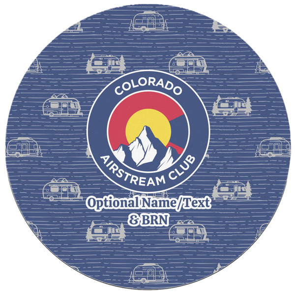 Colorado Airstream Club Round Mousepad - APPROVAL