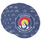 Colorado Airstream Club Round Paper Coasters