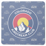 Colorado Airstream Club Square Rubber Backed Coaster - Single