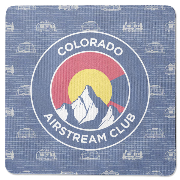 Colorado Airstream Club Square Coaster Rubber Back - Single