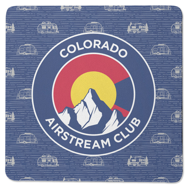 Colorado Airstream Club Square Coaster Rubber Back - Single