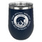 Colorado Airstream Club Stemless Stainless Steel Wine Tumbler - Navy - Single-Sided