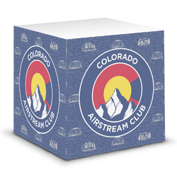 Colorado Airstream Club Sticky Note Cube