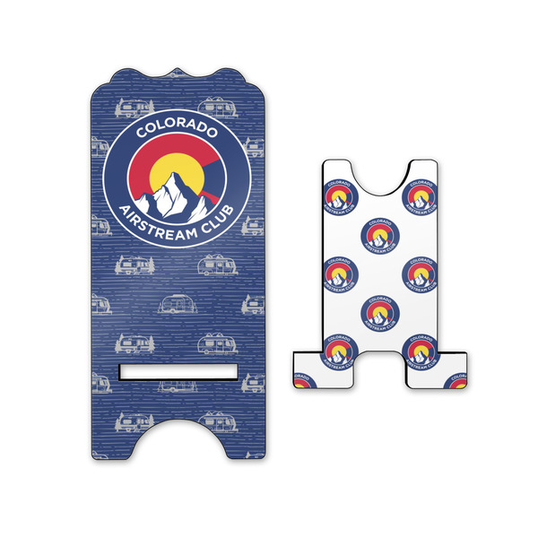 Colorado Airstream Club Stylized Phone Stand - Front & Back - Small