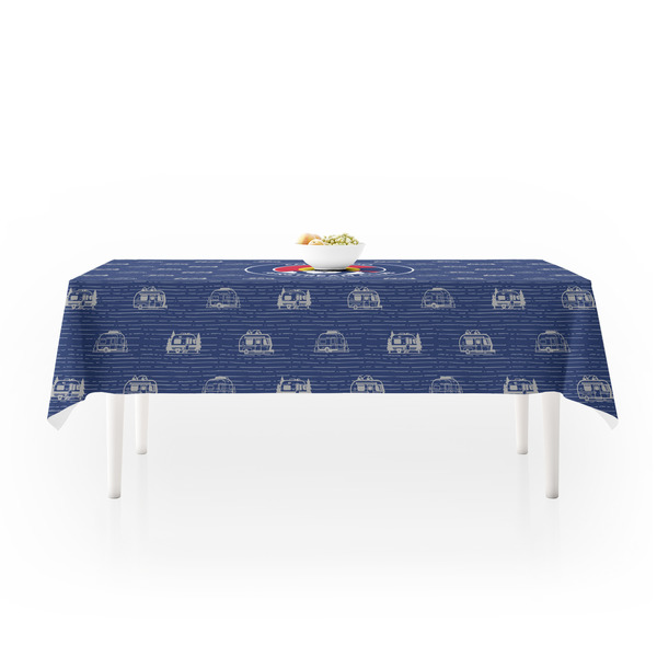 Colorado Airstream Club Tablecloths (58"x102") - LIFESTYLE (side view)