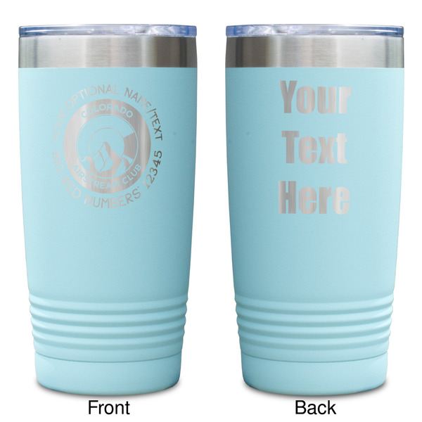 Colorado Airstream Club Teal Polar Camel Tumbler - 20oz -Double Sided - Approval