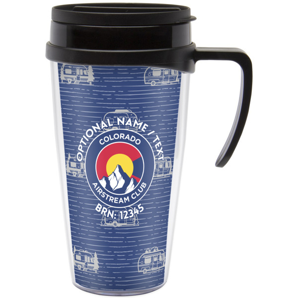 Custom Colorado Airstream Club Acrylic Travel Mug with Handle