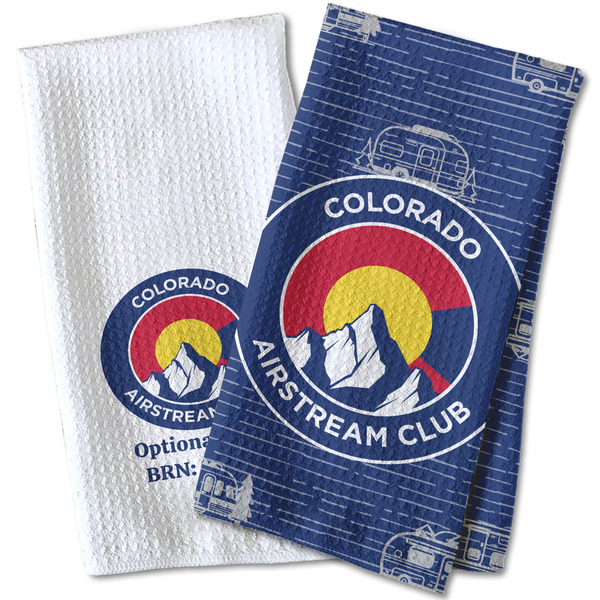 Colorado Airstream Club Waffle Weave Towels - Two Print Styles