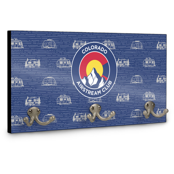 Colorado Airstream Club Wall Mounted Coat Hanger - Side View