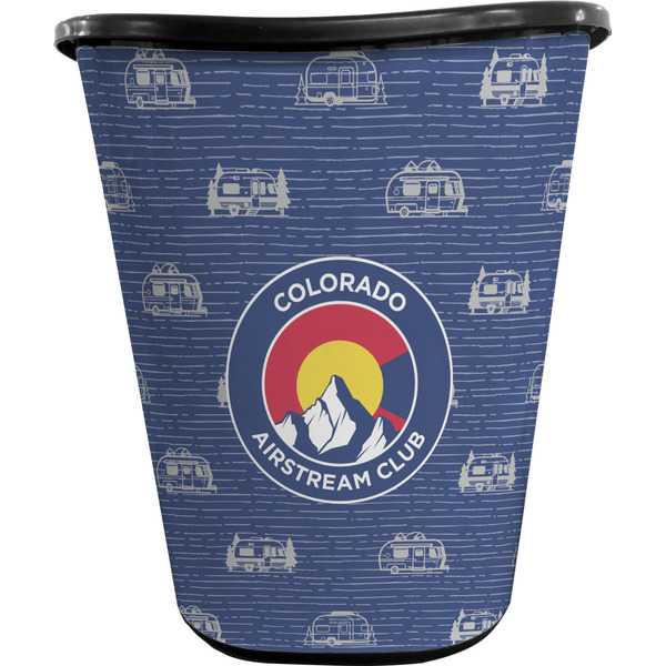 Colorado Airstream Club Waste Basket - Black - Front