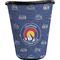 Colorado Airstream Club Waste Basket - Single-Sided - Black