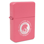 Colorado Airstream Club Windproof Lighter - Pink - Double-Sided & Lid Engraved