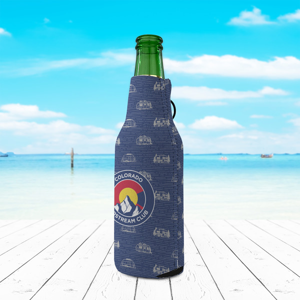 Colorado Airstream Club Zipper Bottle Cooler - LIFESTYLE