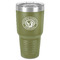 WBCCI Heritage logo 30 oz Stainless Steel Tumbler - Olive - Single-Sided