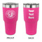 WBCCI Heritage logo 30 oz Stainless Steel Tumbler - Pink - Double-Sided