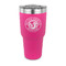 WBCCI Heritage logo 30 oz Stainless Steel Tumbler - Pink - Single-Sided