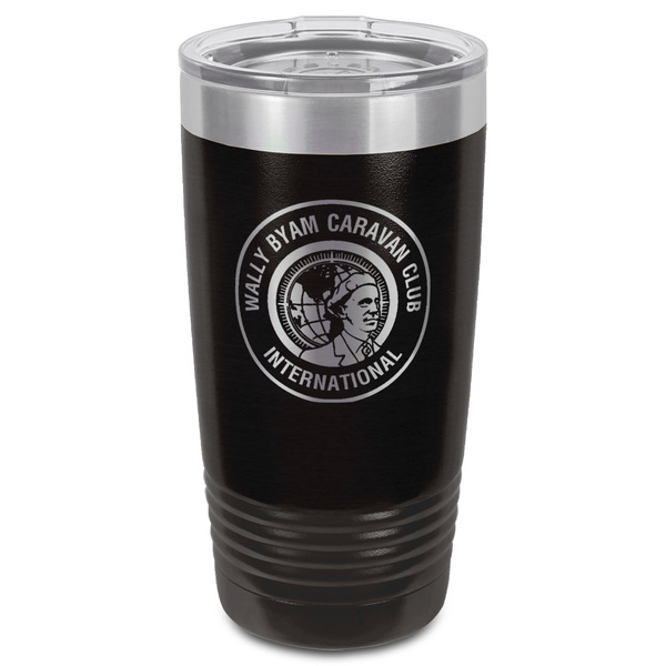 WBCCI Heritage logo Black Polar Camel Tumbler - 20oz - Front